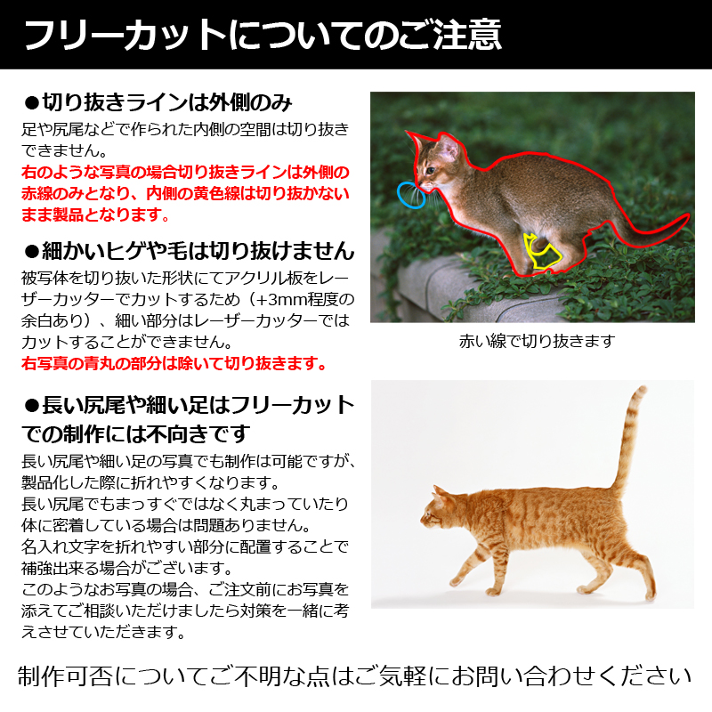 【ルナティックキャットイズム】送料無料｜アクリルキーホルダー-ストラップ/チャーム/バッジ ペットの写真で作る オーダーメイド オリジナル アクキー 猫 犬：フォトタイプitem_image_15