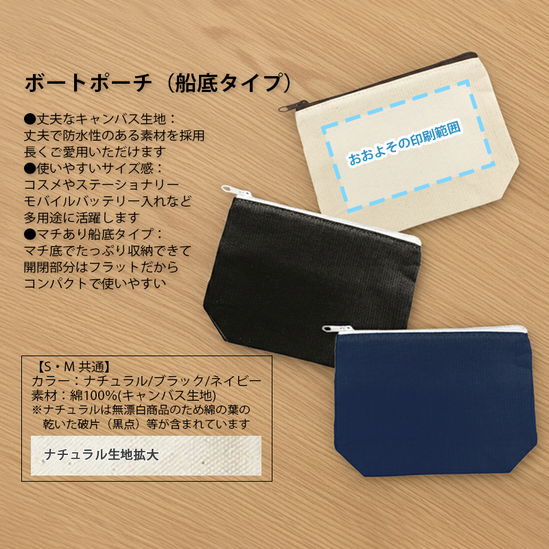 【ルナティックキャットイズム】送料無料｜オーダーメイド キャンバスポーチ（船底） ボートポーチ ペットの写真で作る オリジナル ポーチ｜猫 犬item_image_3